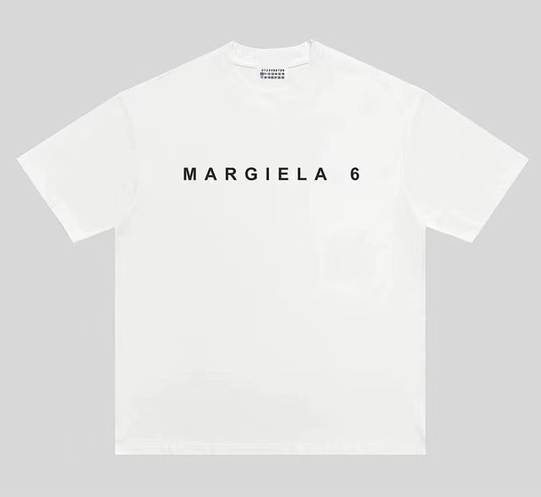 On Running 108 Maison Margiela MM6 Print Short Sleeve T Black White 46 48 50 52 3414# - Image 35