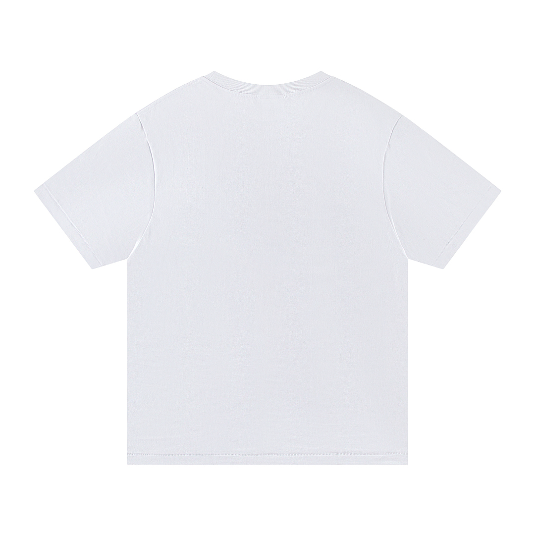 Bape 148 TOP Print Collar Short Sleeve T Black White S-XL - Image 13