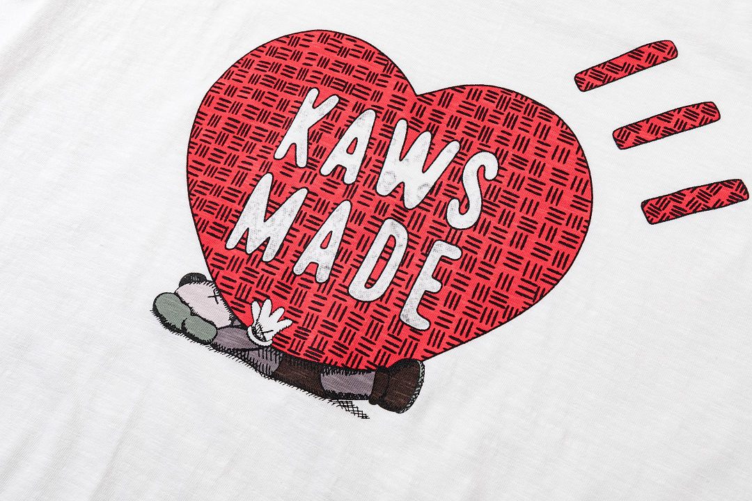 Human Made 138 HUMAN MADE × KAWS Collab SS26 Limited Exclusive Collar Short Sleeve T : Black White S M L - Image 19