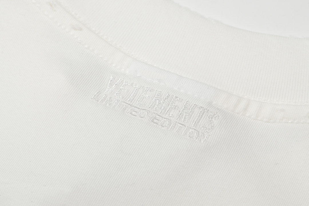 Unbranded 128 VETEMENTS Canvas Logo Short Sleeve T Black White S-XL V5200# - Image 13