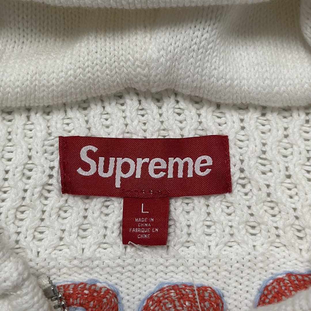 Supreme 538 SS25 FOOTBALL HOOD SWEATER Fleece Black White Blue S-XL - Image 43