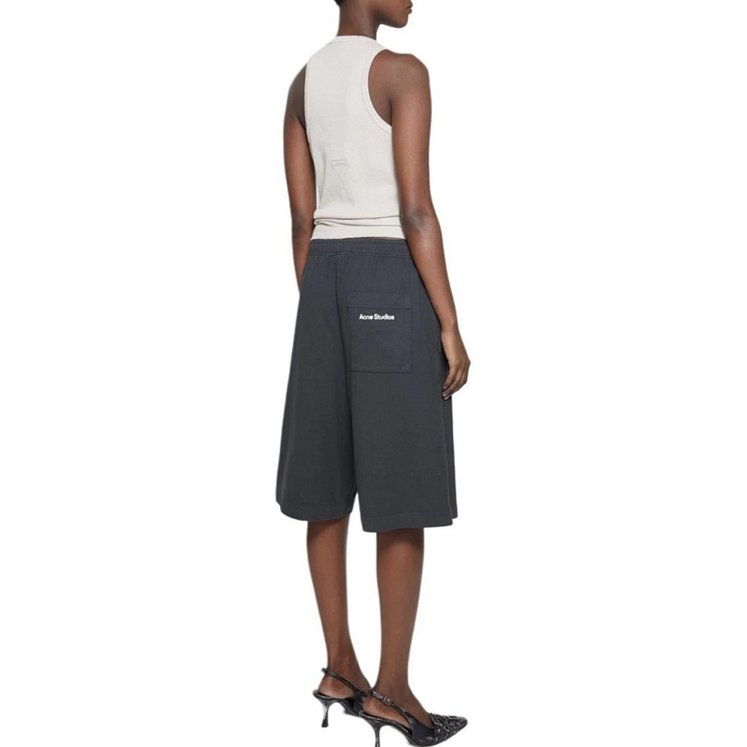 Acne Studios 148 AC Print Small LOGO Short Grey Blue S-XL 7605# - Image 18