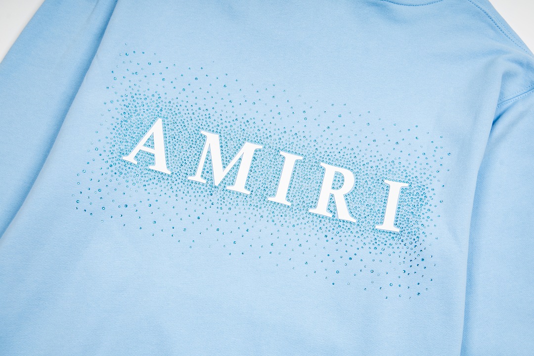 AMIRI 218 Wide Version Model Long Sleeve Black White S M L XL 606# - Image 9