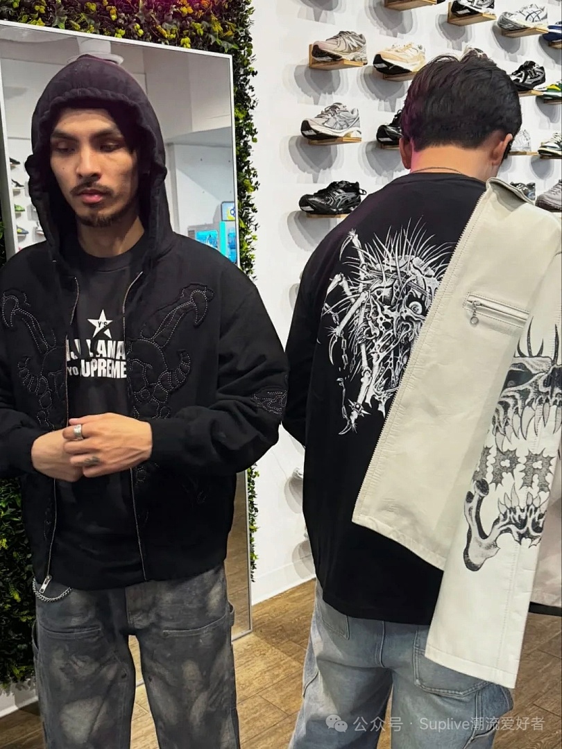 Supreme 498 YS Y'S BY YOHJI YAMAMOTO/ Mountain Collab ZIP UP HOODED / Black Light Apricot S - Image 42