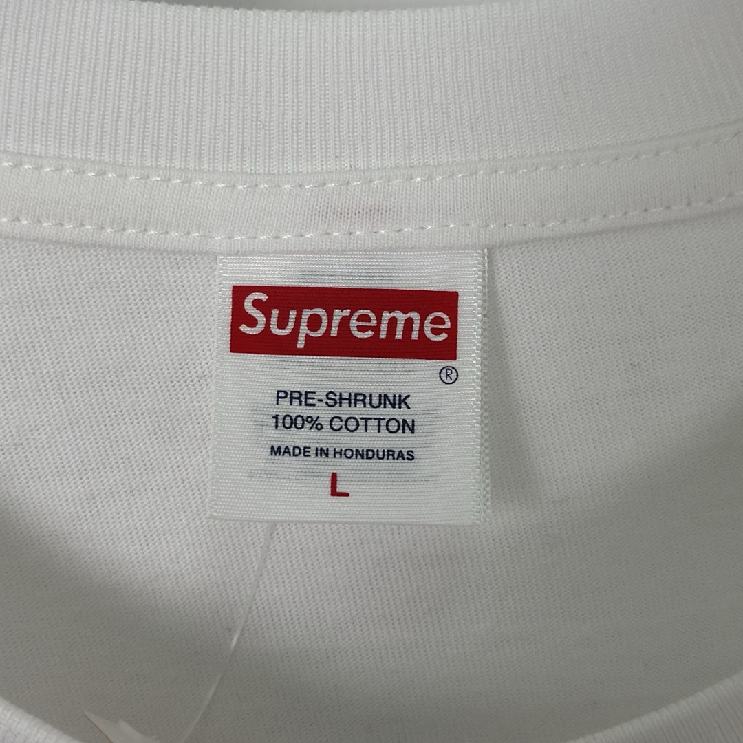 Supreme 138 26SS WORLD FAMOUS TEE Short Sleeve Black White S - Image 21