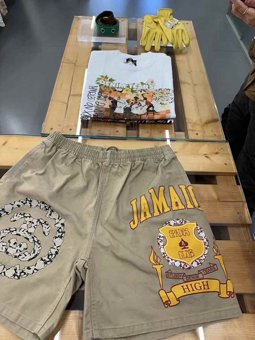 Stussy 108 Stu X Denim Tears Annie Lee Artist Tee Collab Print Short Sleeve T White S M L - Image 9