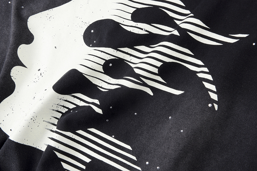 Hellstar 168 HELLSTAR STUDIOS Small Diamond Water Solid Cotton Short Sleeve Black S-XL - Image 10