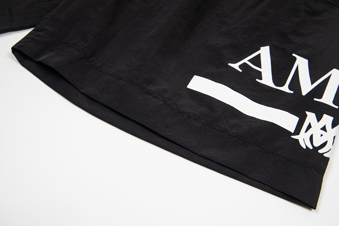 AMIRI 148 Logo Print Short Black S M L XL 9922# - Image 12