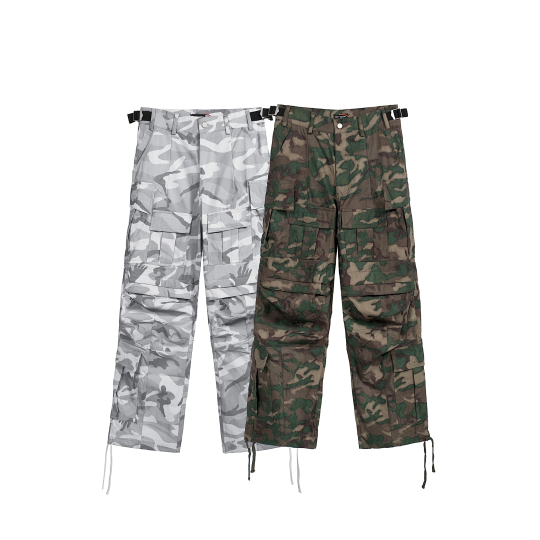 Bape 338 FAR CAMO CARGO PANT Snow Green Grey S-L 7267#