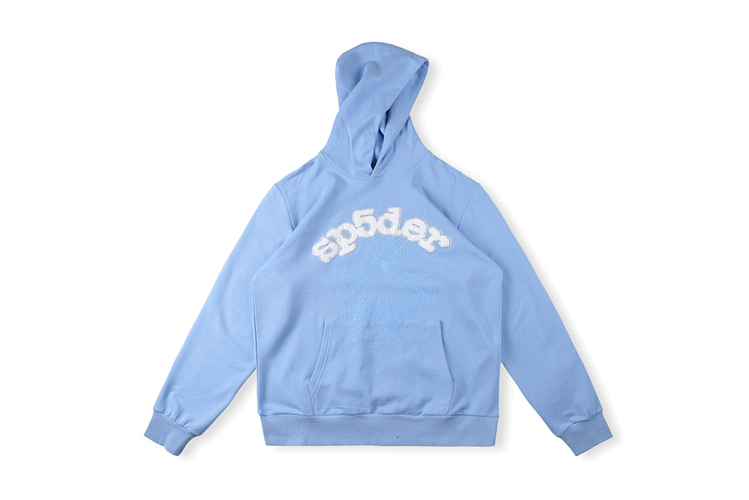 Sp5der 268 Sp5Der 555555 Wed Hoodie Pants Purple Patch Blue S-XL - Image 4