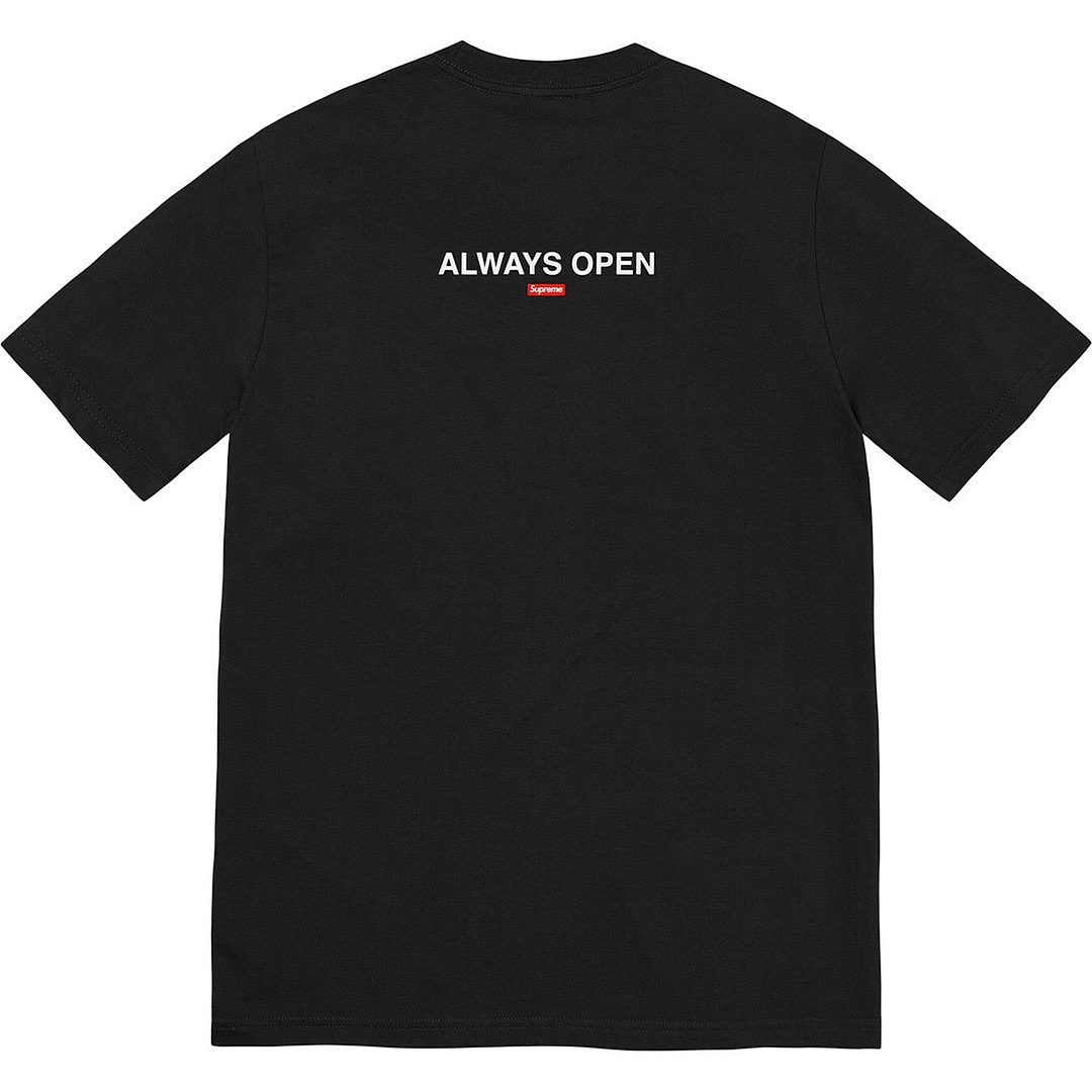 Supreme 108 Sup 22SS Gas Tee Gold Print Short Sleeve T Black White S M L XL [B302] - Image 3