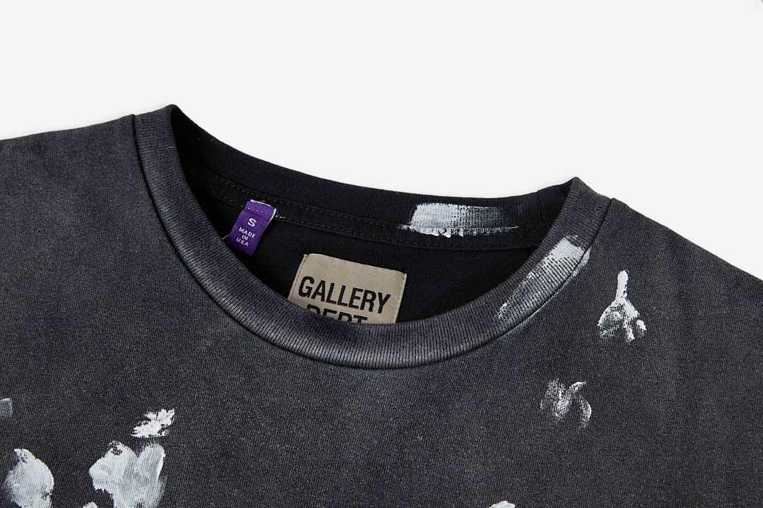 Gallery Dept 118 GALLERY DEPT ALVA NEW VINTAGE TEE Washed Ink Short Sleeve T : Black S M L - Image 4