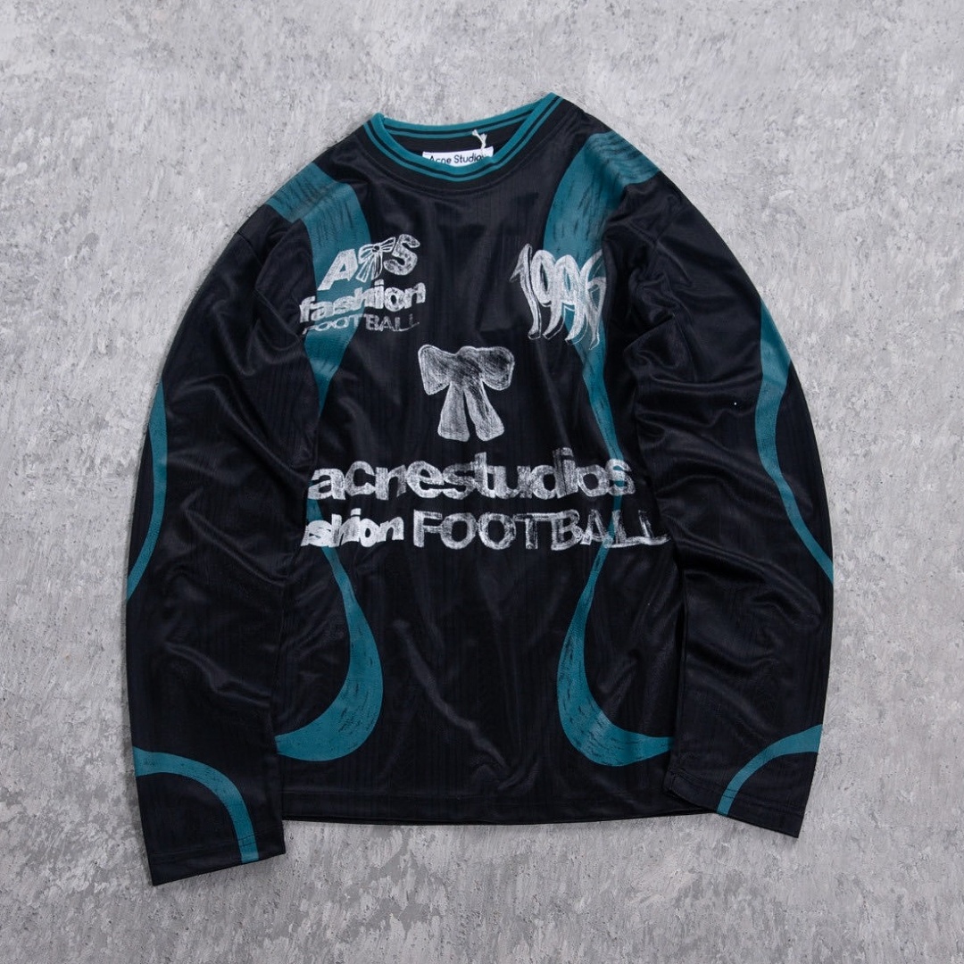 Acne Studios 198 AC Long Sleeve : Black White S-XL 3394 Small - Image 6