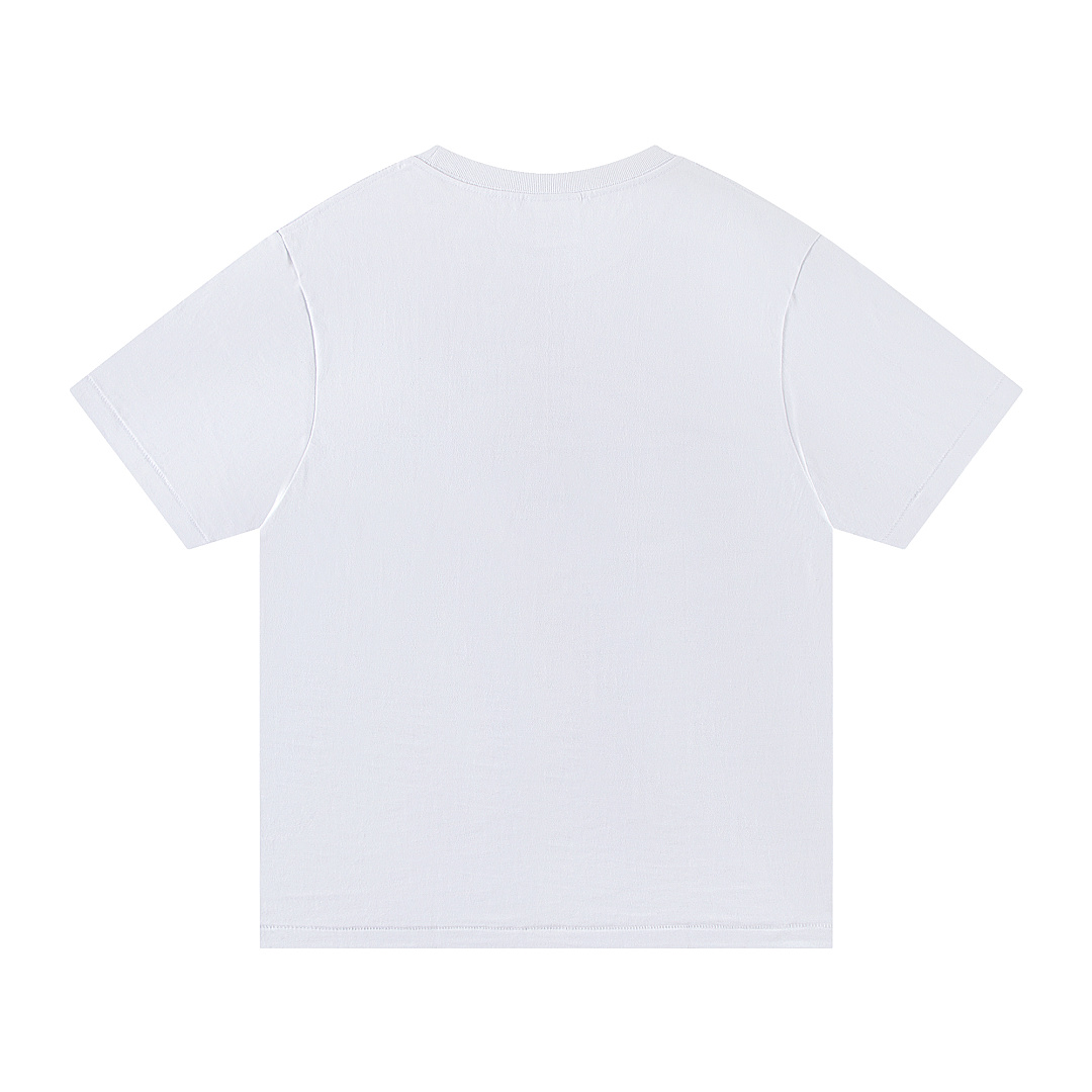 Bape 148 TOP Print Collar Short Sleeve T Black White S-XL - Image 14