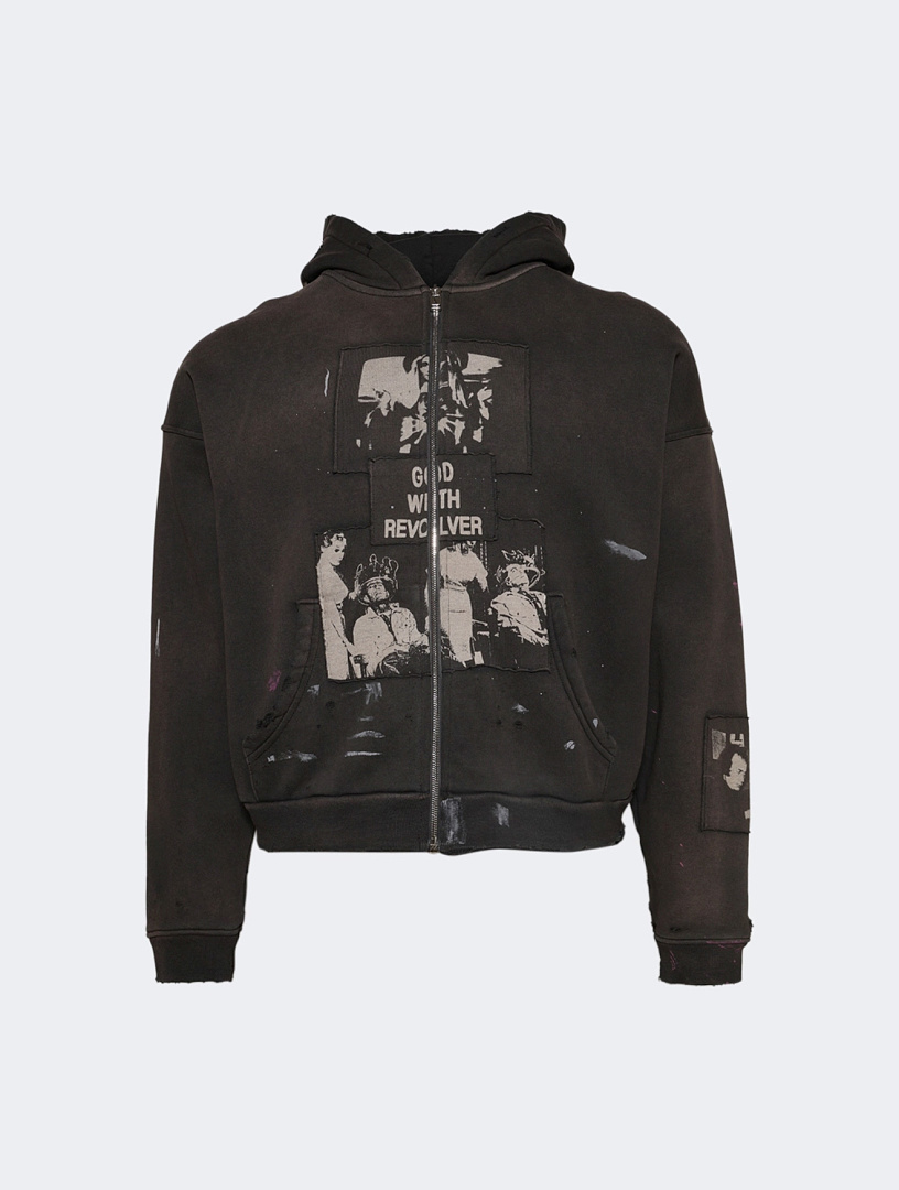 Enfants Riches Deprimes 298 Enfants Riches Deprimes / Sea Patch /12 Canvas Patchwork : S M L XL (Washed Black)