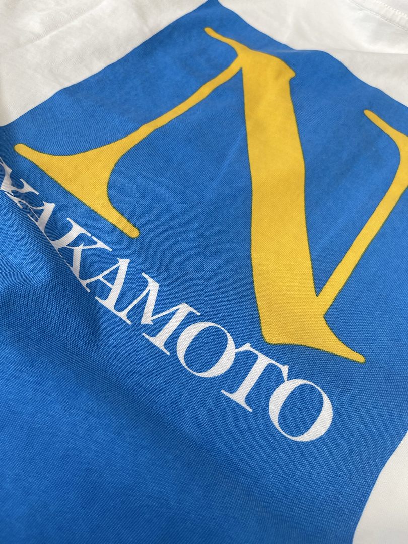 Off-White 128 Satoshi Nakamoto SN Block Tee Print T : Off White S M L - Image 11