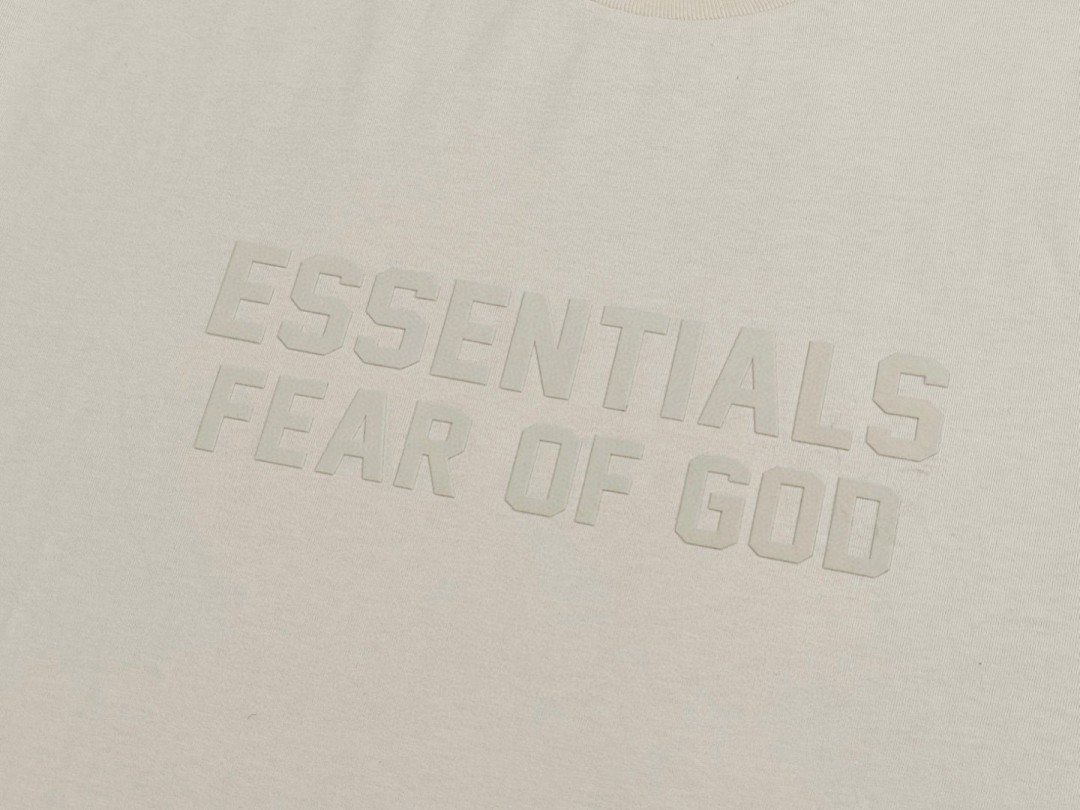 Essentials 118 Ess Double Velvet Solid Cotton Short Sleeve T Coffee Grey Black White Smoke Red XS-XL - Image 32
