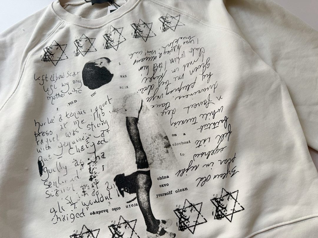 Enfants Riches Deprimes 198 Enfants Riches Deprimes Sleeve Boxy Short Wide Collar : S M L XL Apricot - Image 12