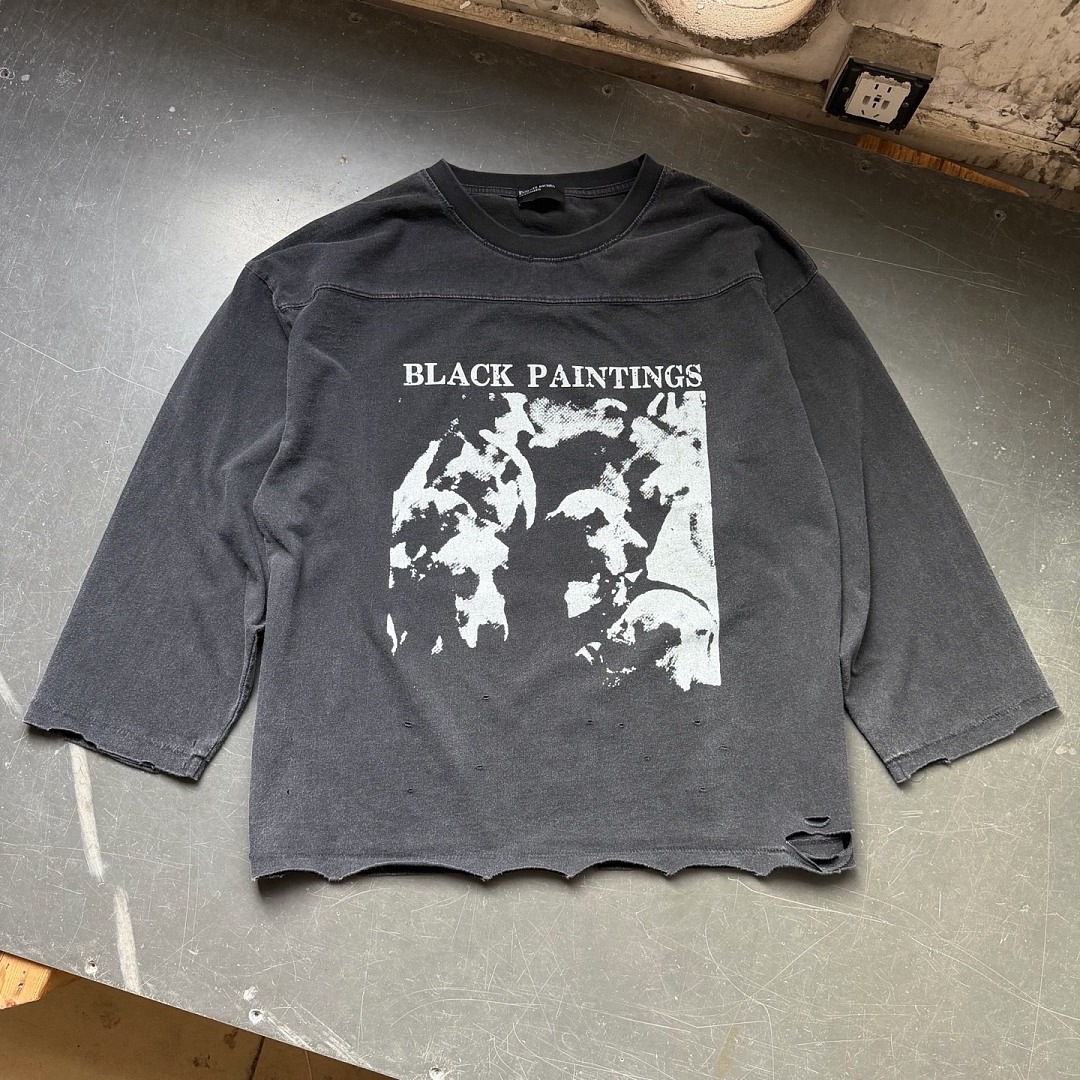 Enfants Riches Deprimes 148 Enfants Riches Deprimes BLACK PAINTINGS Washed Long Sleeve : Water S-XL - Image 5