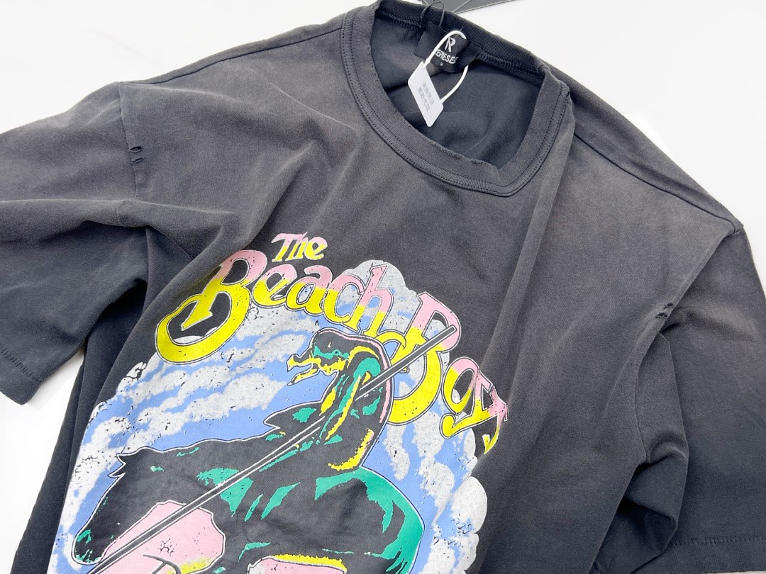 Represent 148 Represent Beach Boys T : S M L XL (Washed Black) - Image 5