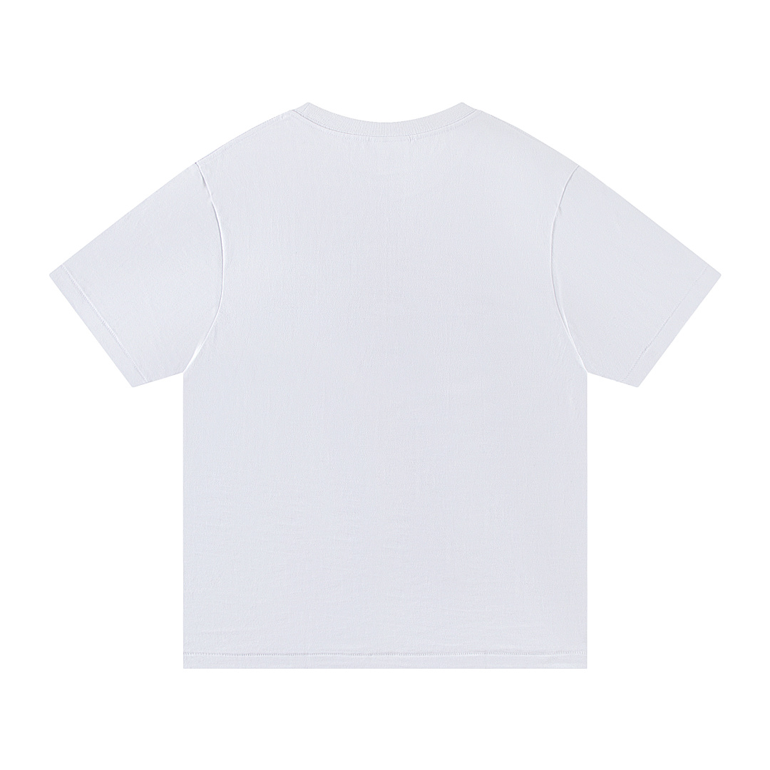 Bape 148 TOP Print Collar Short Sleeve T Black White S-XL - Image 13