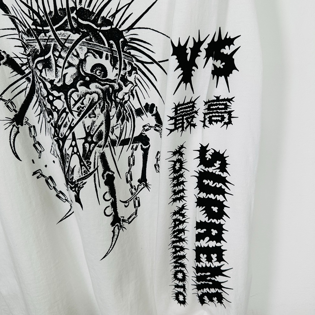 Supreme 178 Y'S Long Sleeve T Mountain Collab L/S TEE Double Print Black White S - Image 16