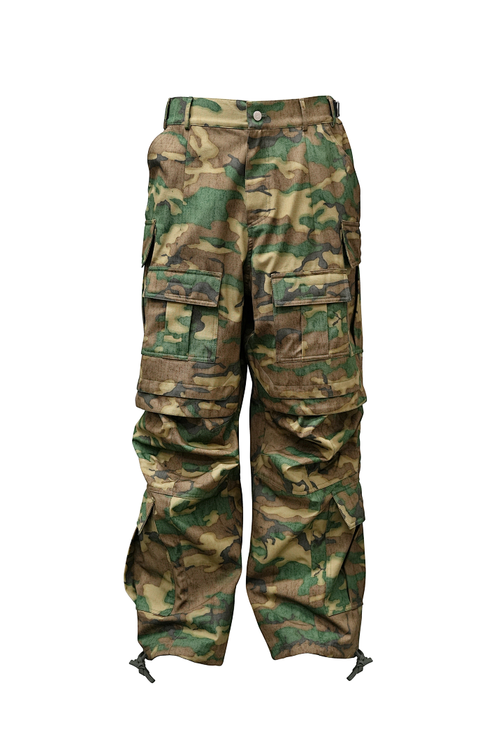 Bape 338 FAR CAMO CARGO PANT Snow Green Grey S-L 7267# - Image 53