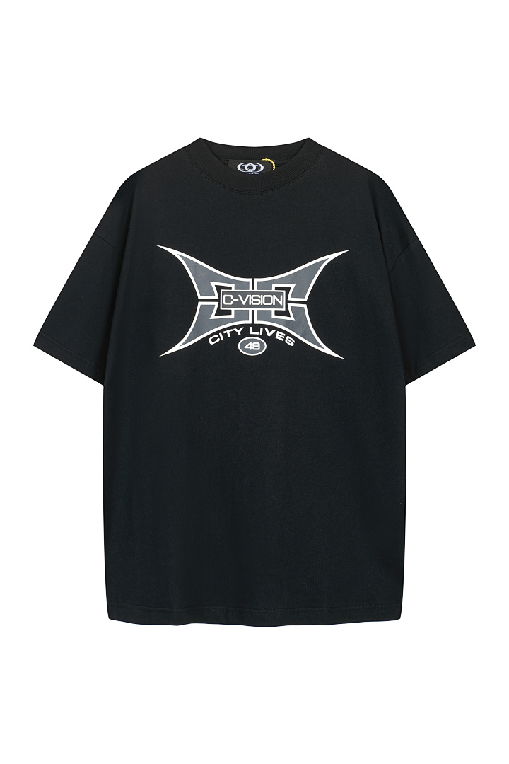 On Running 108 CIVISION By CSC Print LOGO Short Sleeve T White Black 1 2 3 8032# - Image 3