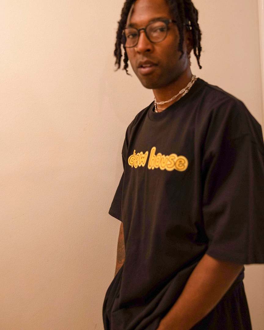 Drew House 98 DREW HOUSE SS TEE VIOLET LOGO Print Short Sleeve T Purple Yellow Black S M L - Image 13