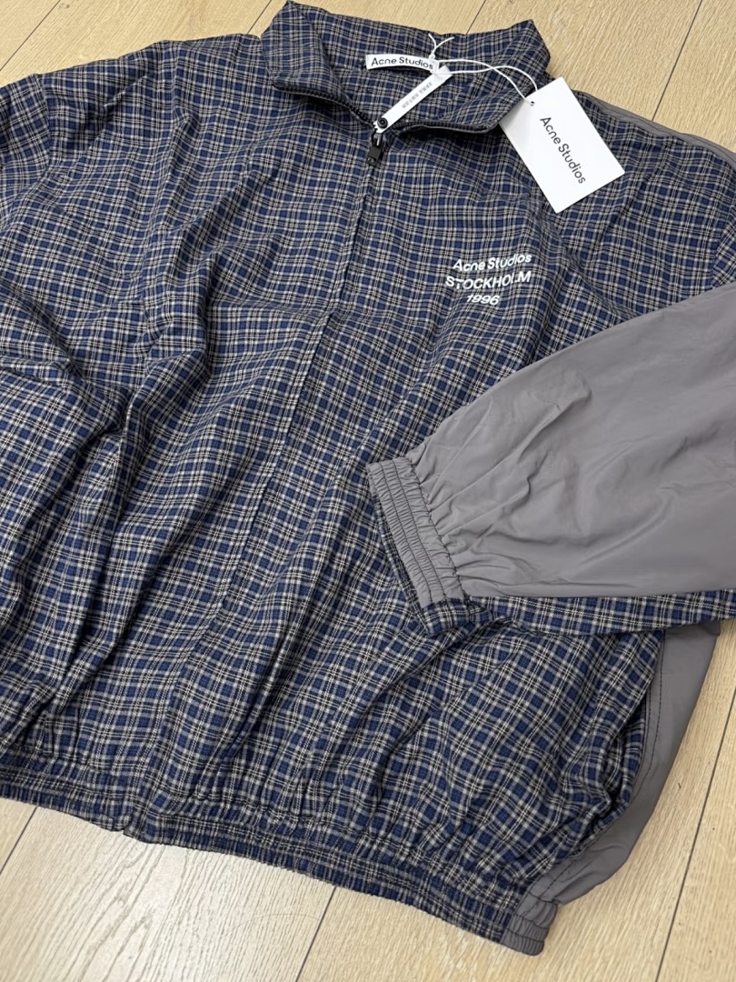 Acne Studios 298 AC Print Patchwork Wind Blue Grey S-XL 3397# - Image 22