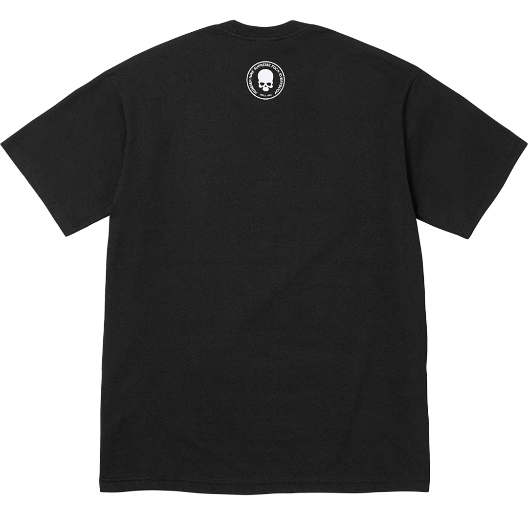 Supreme 138 NUMBER INE Collab SHUT UP TEE Short Sleeve Black White S (N) - Image 3