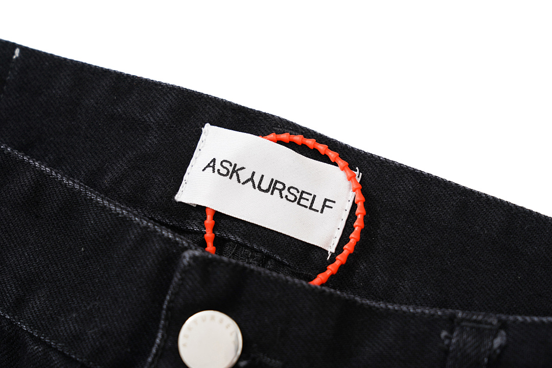 Unbranded 248 ASK ASKYURSELF Black Patchwork S-XL 4085# - Image 8