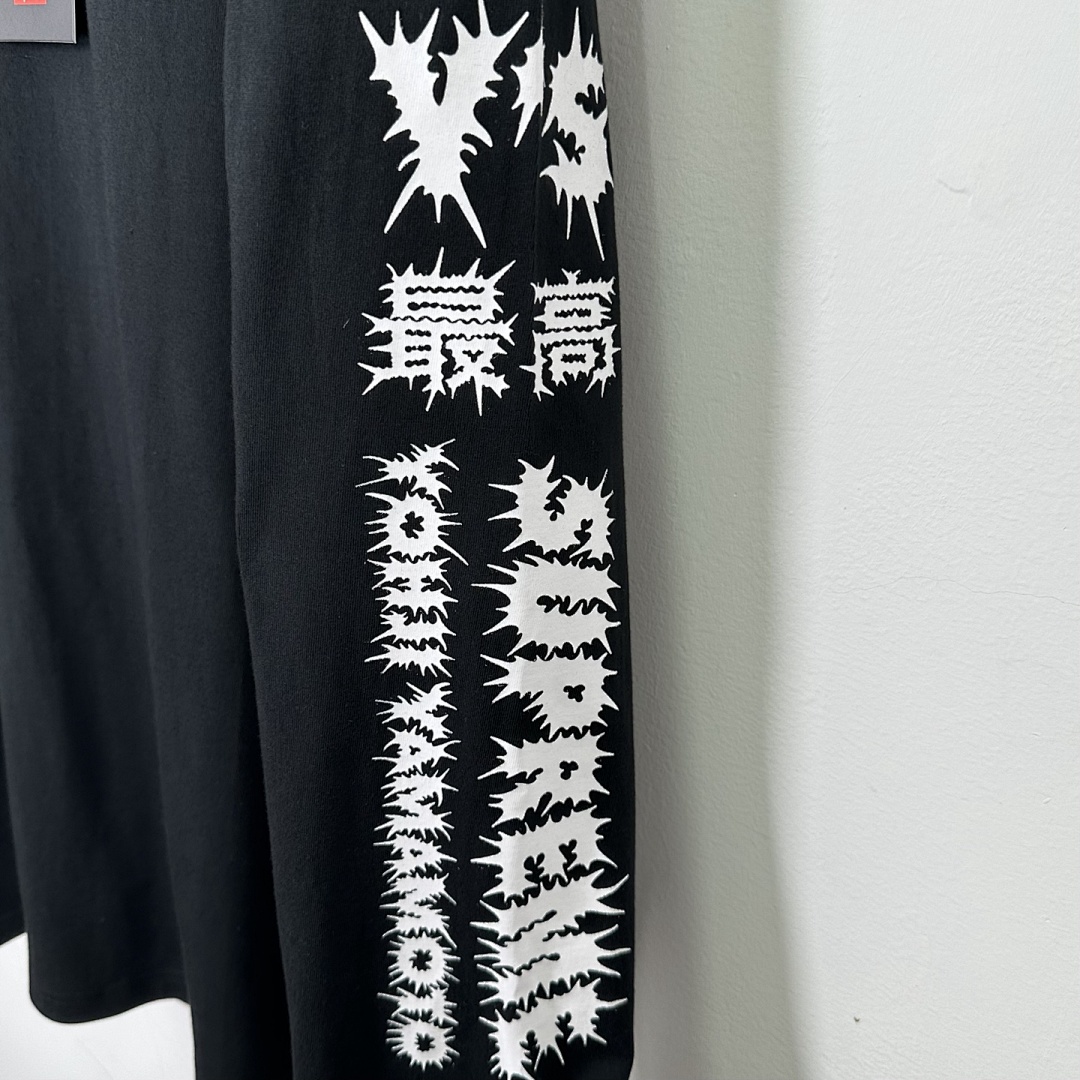 Supreme 178 Y'S Long Sleeve T Mountain Collab L/S TEE Double Print Black White S - Image 10