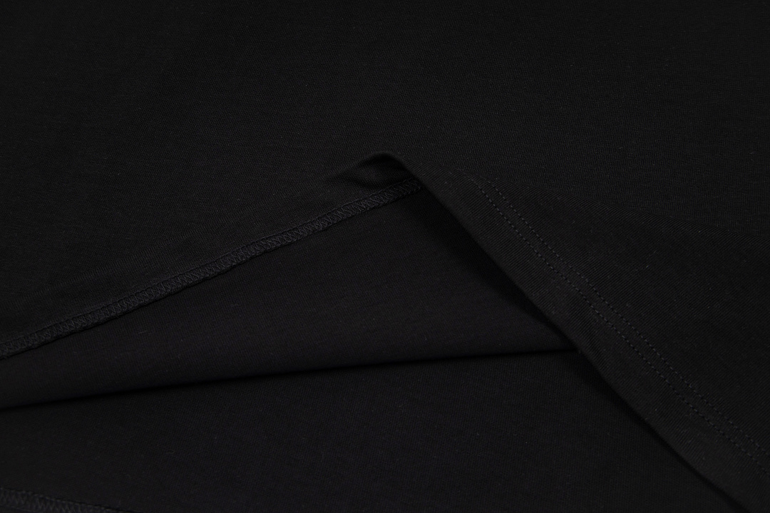 AMIRI 118 Wide Version Model Logo Embroidered Short Sleeve T Black Grey Cream Apricot S M L XL 9941# - Image 9