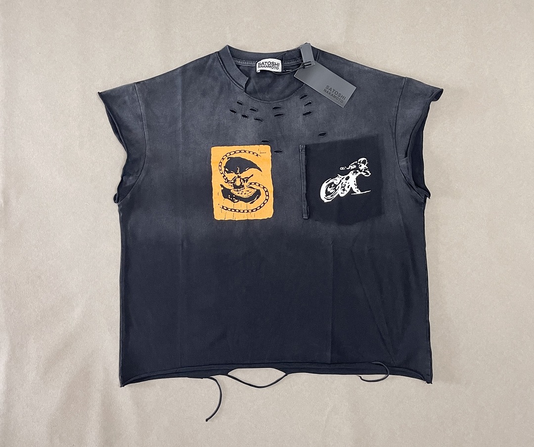Unbranded 128 SATOSHI NAKAMOTO Washed Black Sleeve T : S M L - Image 11