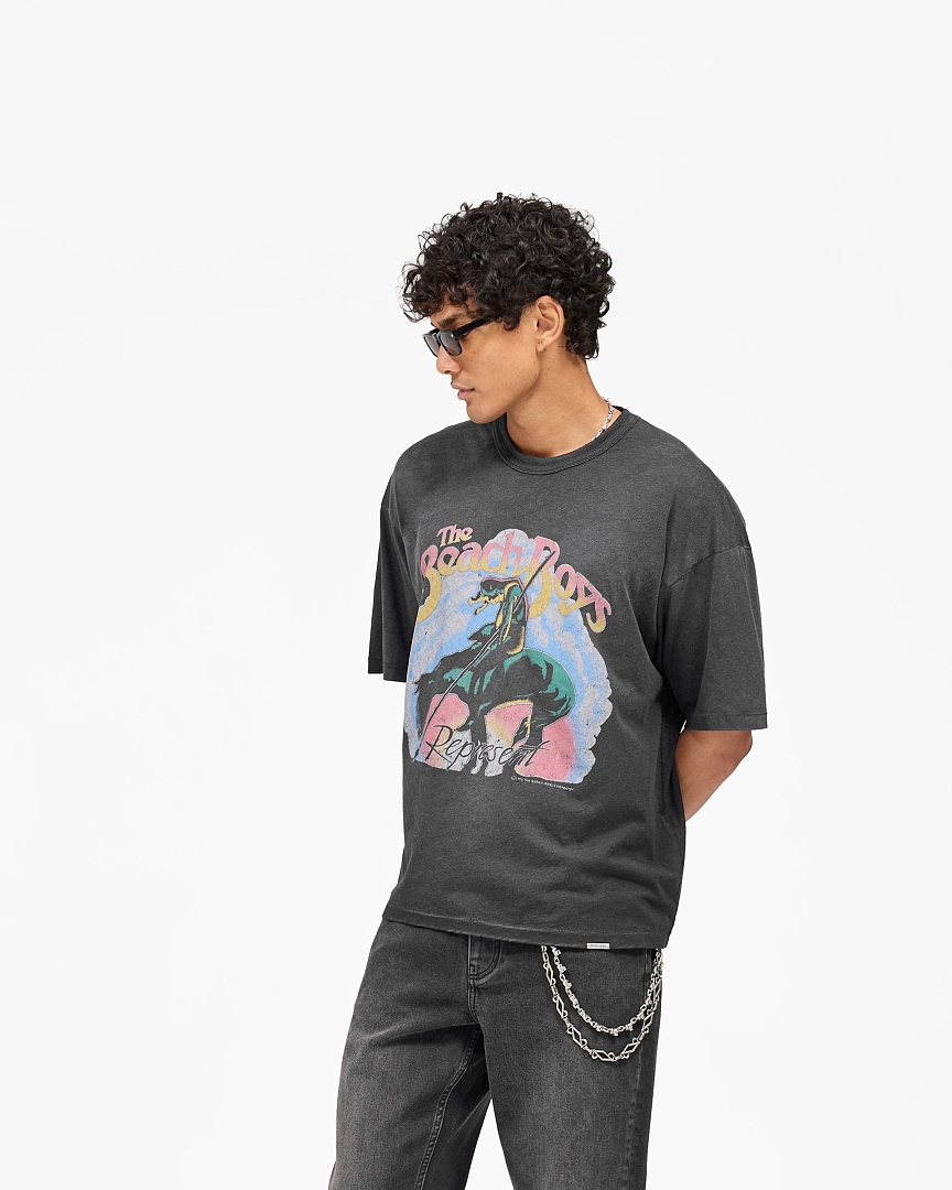 Represent 148 Represent Beach Boys T : S M L XL (Washed Black) - Image 22