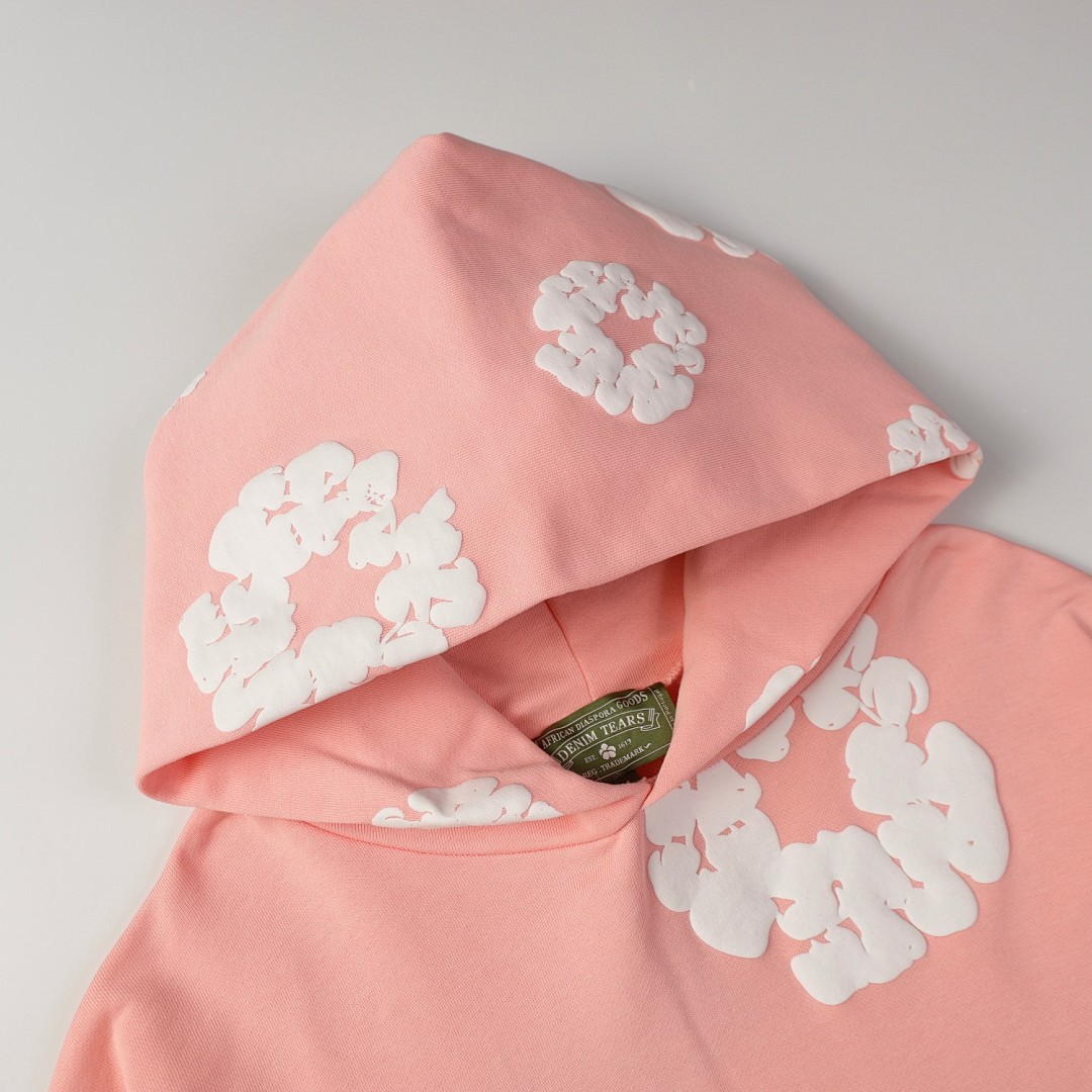 Unbranded 218 DENIM TEARS Cotton Floral Print Black Grey Blue Green Purple Red Orange Color Pink White Sky Coffee S-XL 6688# - Image 93