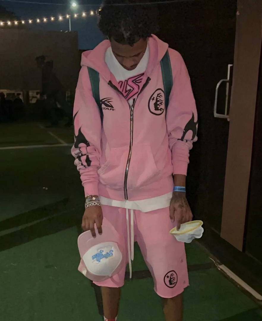 Hellstar 268 Hellstar Studios Vintage Washed Hoodie Big Logo Water Mens Womens Pink S-M-L-XL - Image 21