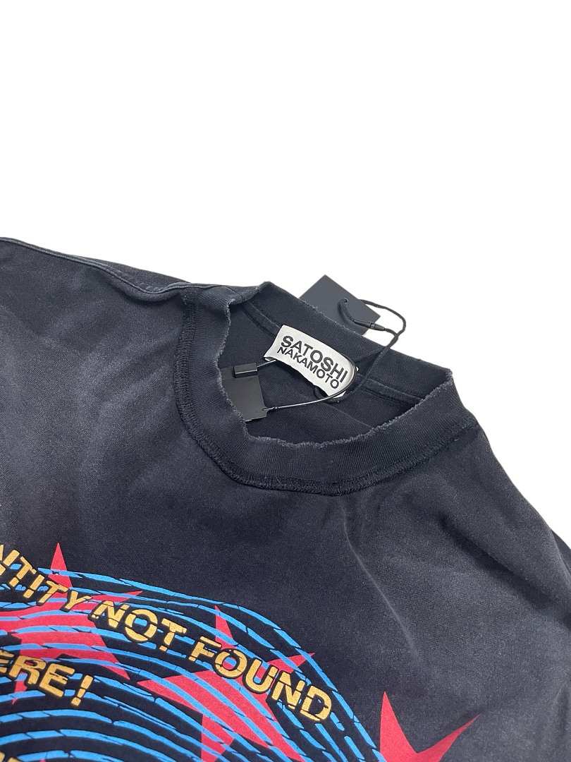 Unbranded 128 SATOSHI NAKAMOTO OVERDRIVE TEE WASHED Short Sleeve : Black S M L - Image 10