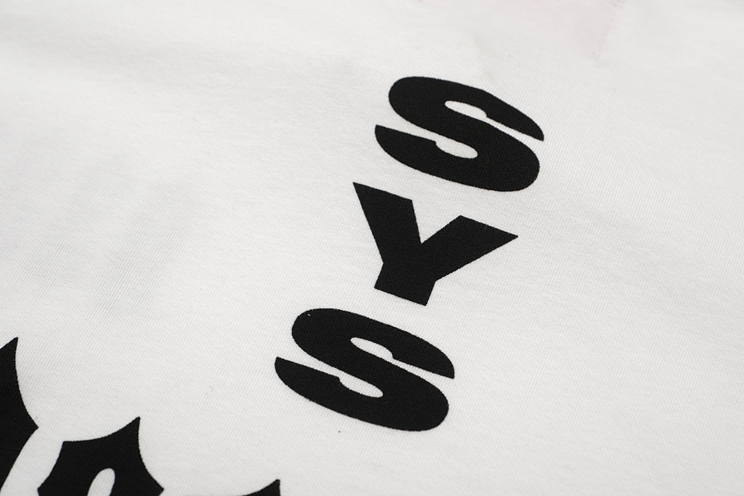 Unbranded 118 032C ''CRUX'' OVERSIZED BOX-CUT Print Short Sleeve T White S-XL 8010# - Image 7