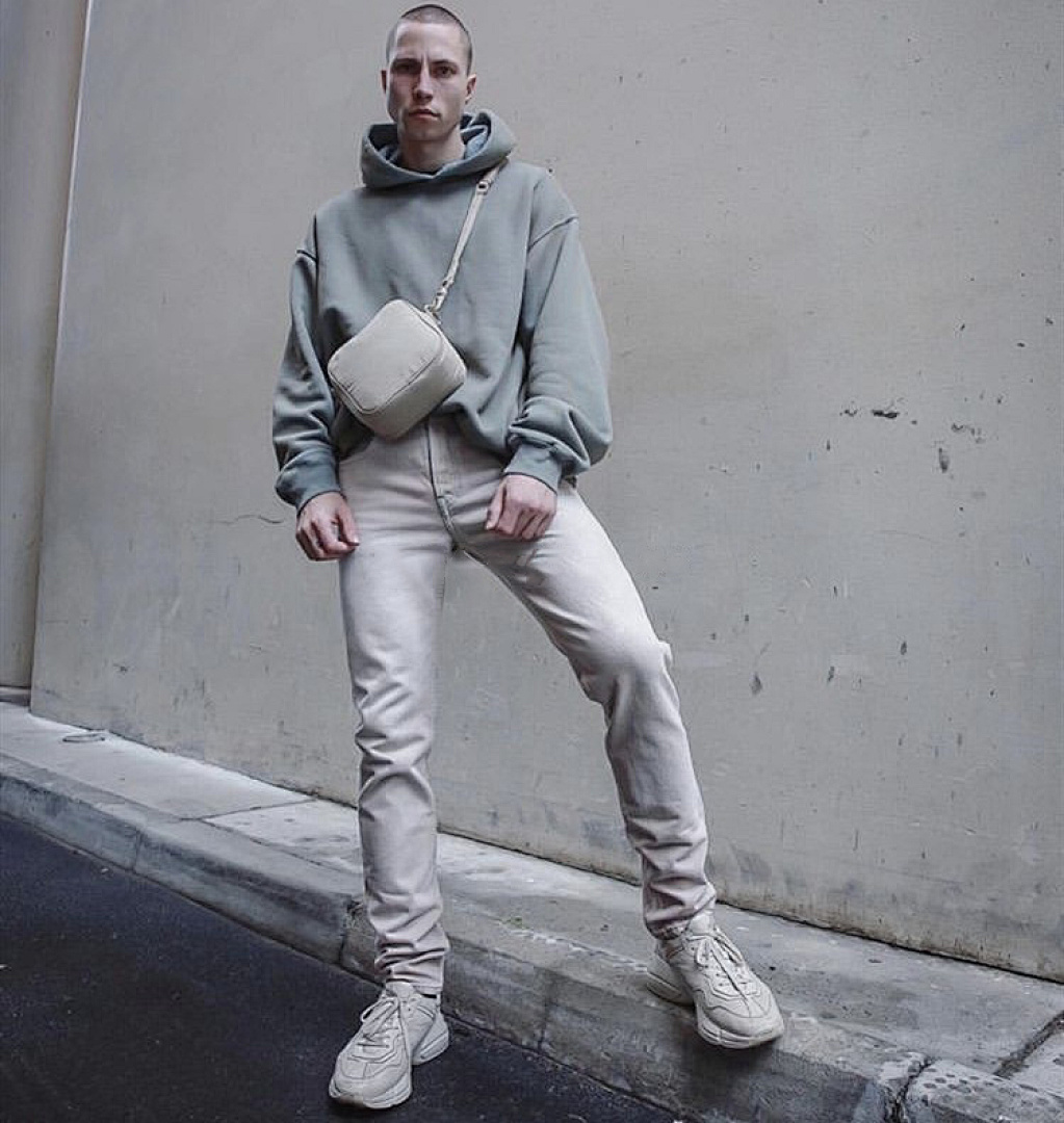 Adidas 198 Yeezy Season6 Calabasas Kanye High Khaki Grey Mid Blue Dark S-XL 3856# - Image 49