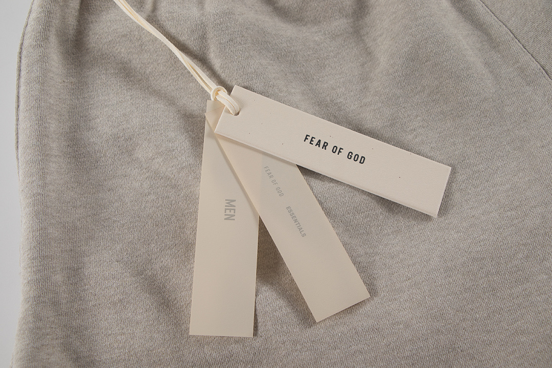Essentials 148 Ess SS25 Classic Hoodie Label Print Short Silk Silver Gum Black Grey Brown Oatmeal XS-XL - Image 45