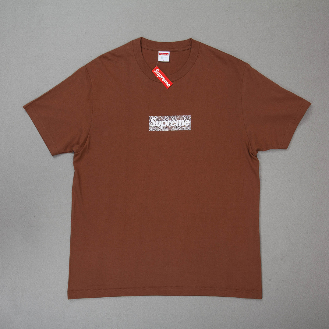 Supreme 118 Sup 19FW Bandana Box Logo Tee Fruit Floral Bogo Short Sleeve T Black White S M L XL - Image 28