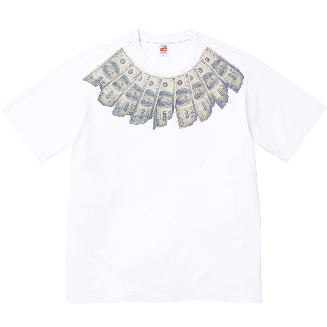 Supreme 158 MONEY S/S TOP Gold Print T - Image 4