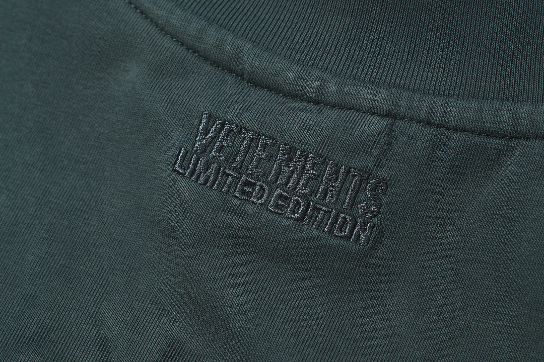 Unbranded 148 VETEMENTS Patchwork Wind Short Sleeve T Black Ink Green S-XL V5201# - Image 28
