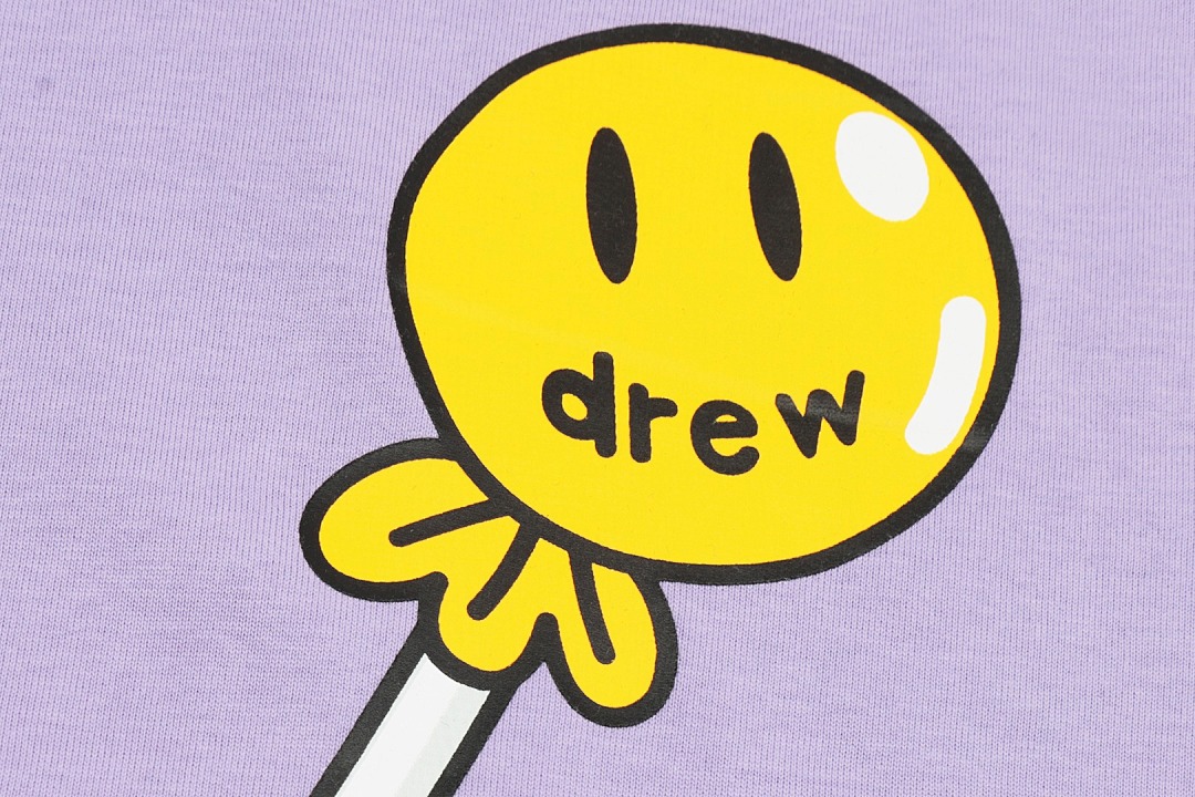 Drew House 118 Drew House Short Sleeve T Purple : S-XL DR07# - Image 5
