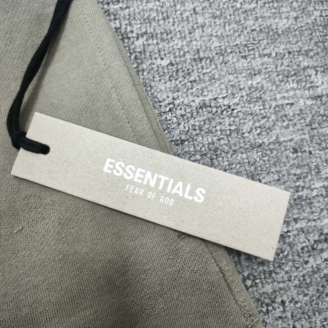 Essentials 148 ESS 2021SS Essentials Stitching Short : Black Green Grey Camel :S-XL 6013# - Image 40