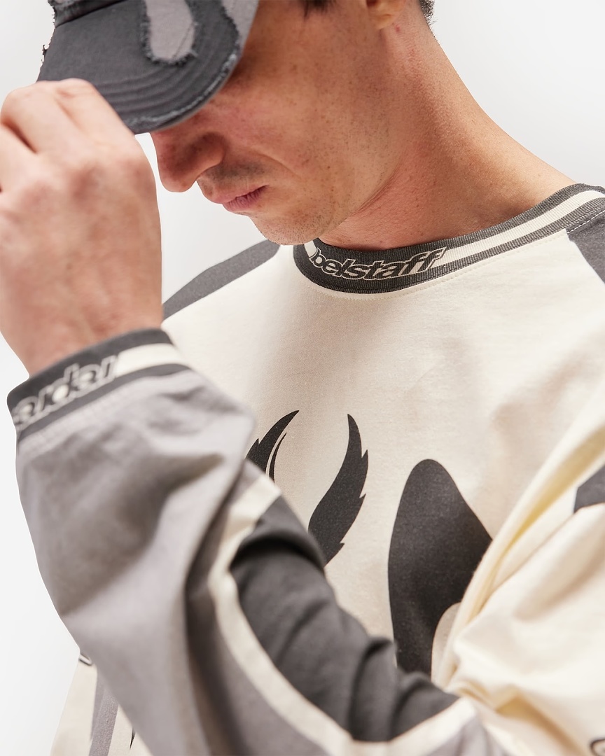 Represent 168 Represent × Belstaff Collab Long Sleeve : S M L XL Cream Apricot - Image 19