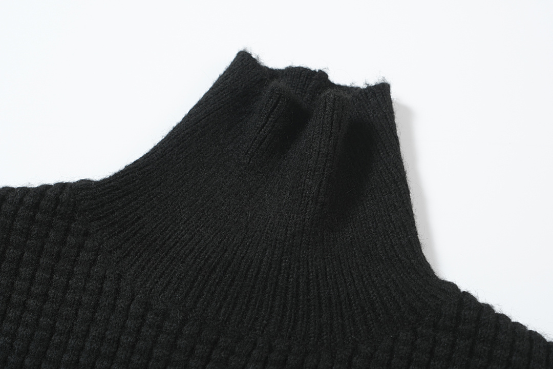 Essentials 248 ESS 24FW Floral High Collar Fleece Black S-XL 6288# - Image 4