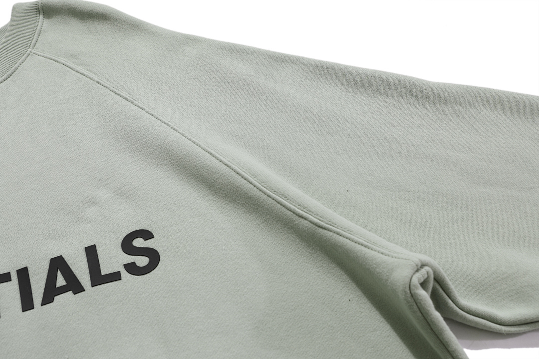 Essentials 98 FEAR OF GOD ESSENTIALS FOG Sleeve LOGO Collar White Blue Light Black Apricot High Grey Camel S-XL 6675# - Image 14